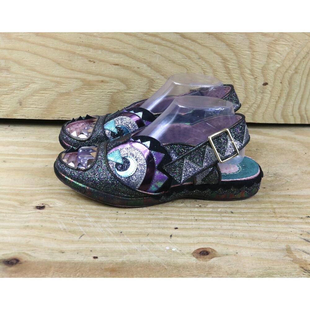 Irregular Choice Disney Shoes Womens 40 Lilo and Stitch Glitter Sandals Buckle